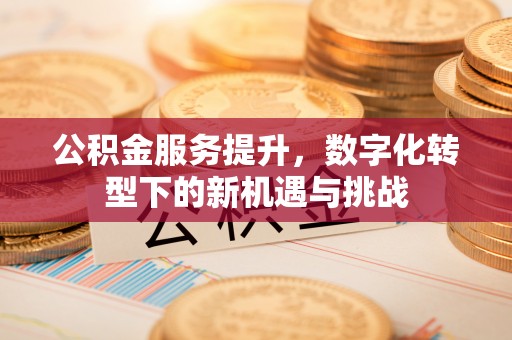 民和公积金服务提升，数字化转型下的新机遇与挑战