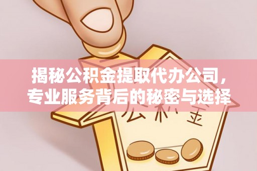 民和揭秘公积金提取代办公司，专业服务背后的秘密与选择指南
