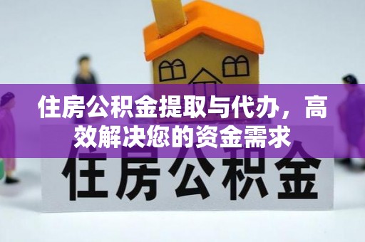 民和住房公积金提取与代办，高效解决您的资金需求
