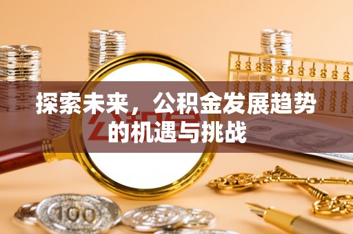 民和探索未来，公积金发展趋势的机遇与挑战