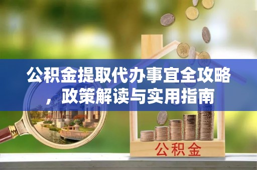 民和公积金提取代办事宜全攻略，政策解读与实用指南