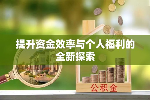 民和提升资金效率与个人福利的全新探索