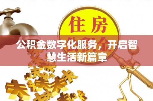 民和公积金数字化服务，开启智慧生活新篇章
