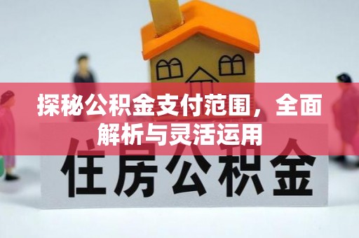 民和探秘公积金支付范围，全面解析与灵活运用