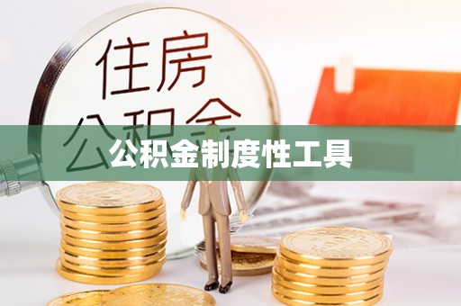 民和公积金制度性工具