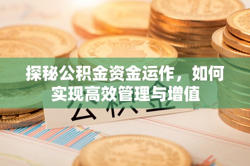 民和探秘公积金资金运作，如何实现高效管理与增值